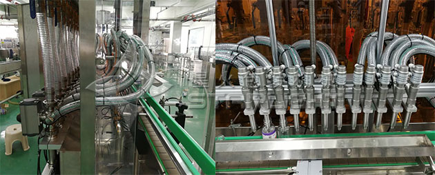 瓶裝耦合劑灌裝機生產線細節圖