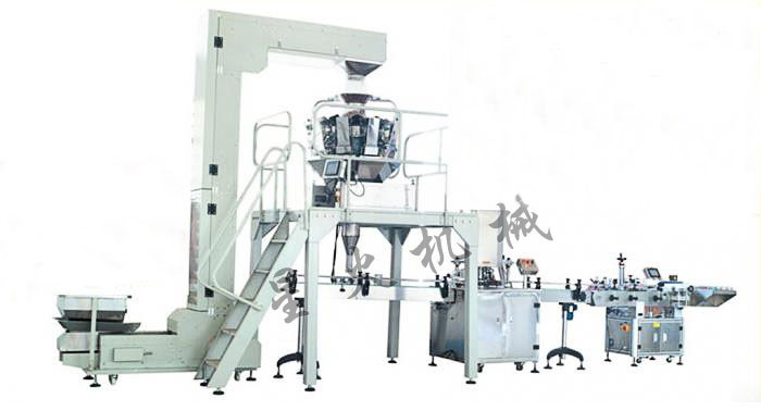 顆粒灌裝封罐生產線