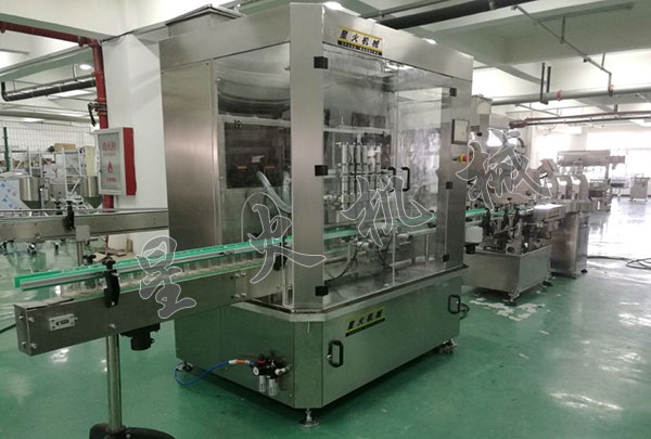 醬料灌裝真空旋蓋生產線|全自動辣椒醬灌裝真空旋蓋生產線