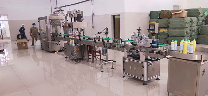 南京星火醬油自動灌裝線相關客戶案例廠房實拍