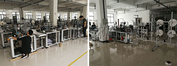 星火合肥全自動n95口罩機器設備展示