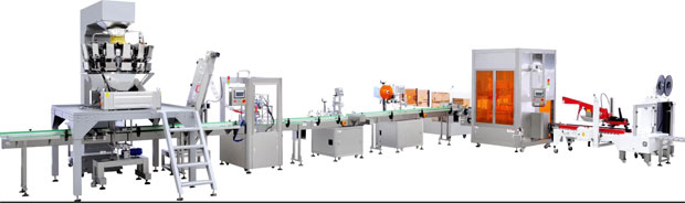 星火自動化枸杞灌裝封口機設備展示