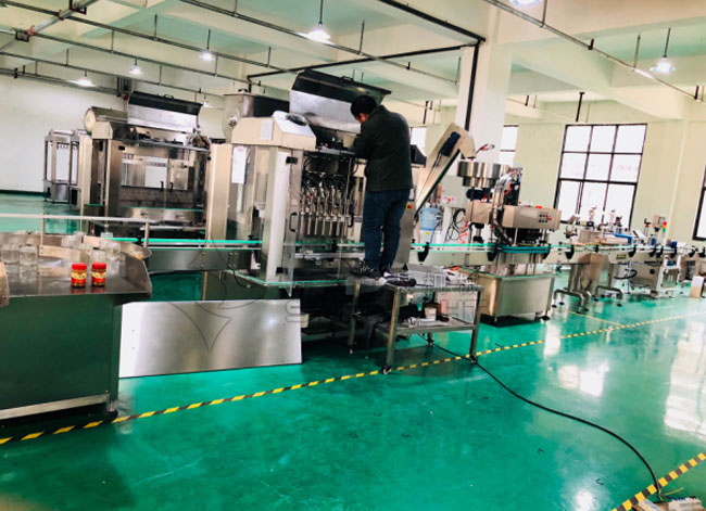 星火番茄醬灌裝生產線設備展示