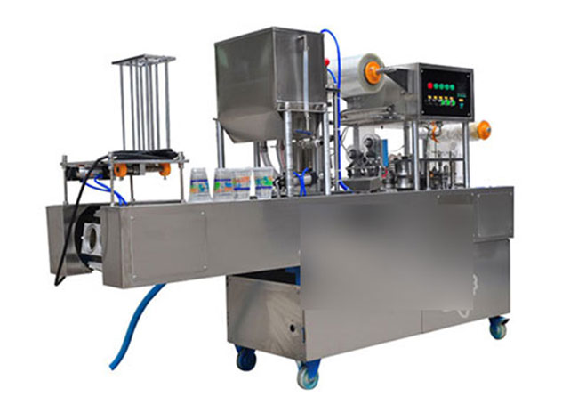 星火全新塑料盒封口機設備展示