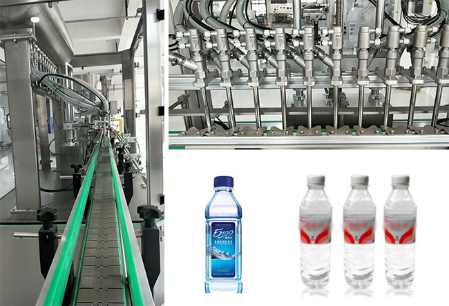 瓶裝純凈水加工包裝設備廠家設備及灌裝樣品展示