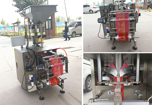 袋裝花椒顆粒包裝機設備展示