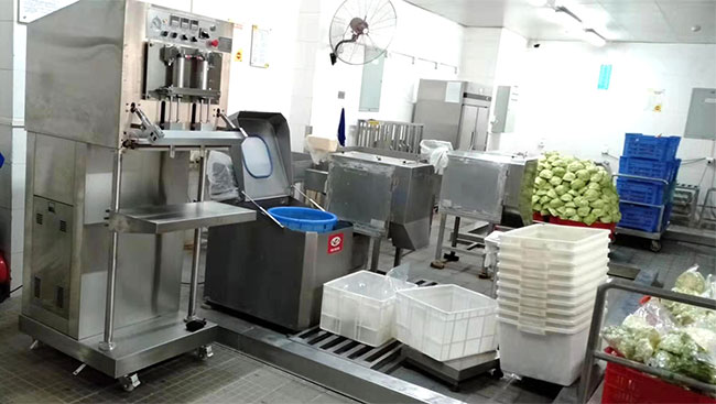 星火食品抽真空封口機設備案例展示