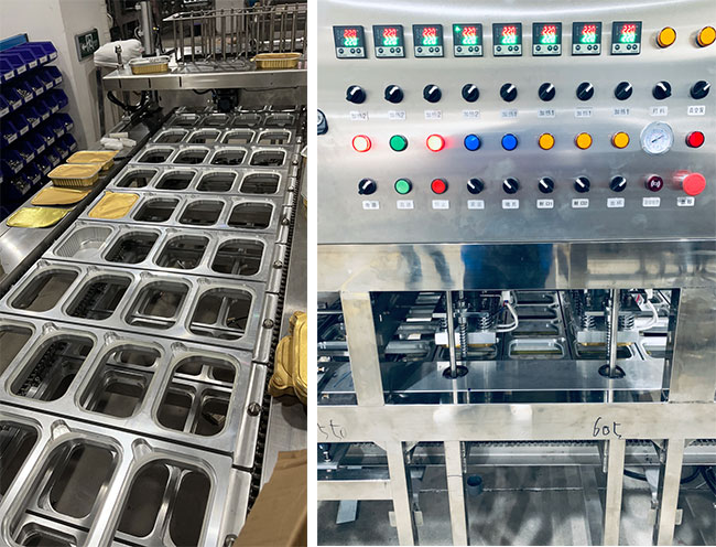 星火鋁箔盒灌裝封口機設備展示