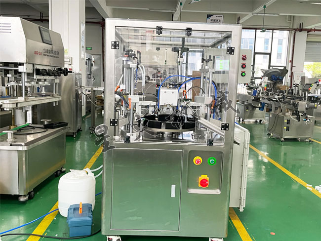 生物試劑灌裝封口機設備展示